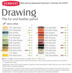 "Derwent Drawing" - художественные цветные карандаши 6 штук