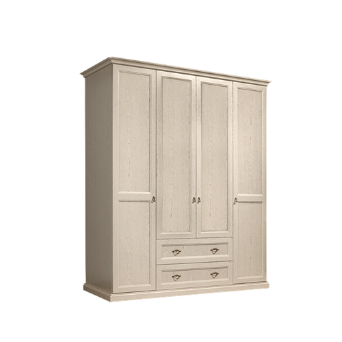 шкаф 4-х дверный без зеркал с выдвижными ящиками