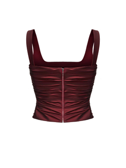 Драпированный топ из тафты