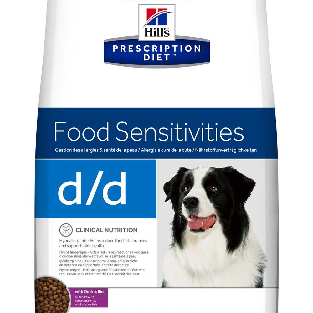 Hill's Canine d/d Duck&Rice - диета для собак с кожными проблемами (утка с рисом)
