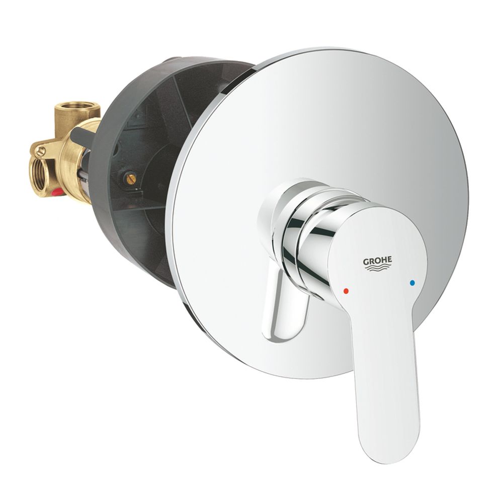 Смеситель для душа GROHE Start Edge, однорычажный, хром, скрытый монтаж 29082000