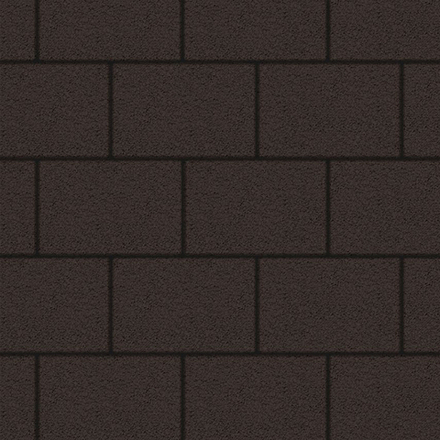 Тротуарная плитка ПРЯМОУГОЛЬНИК 300х200 мм - Гранит Коричневый