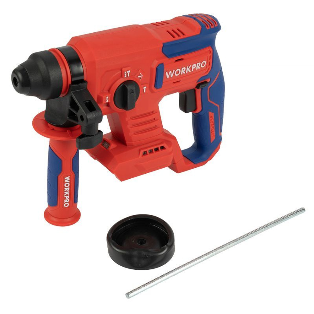 Перфоратор аккумуляторный бесщеточный Workpro 20 В без акб