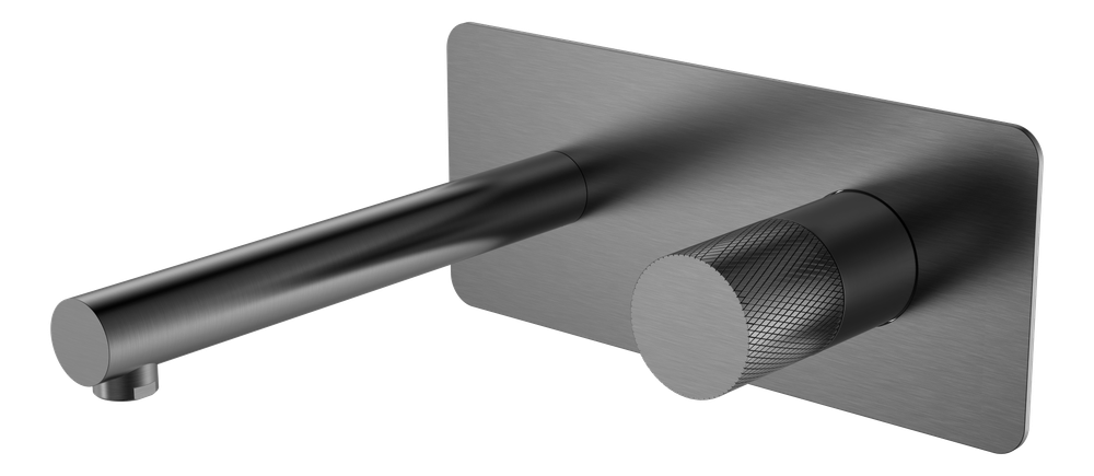 Смеситель для умывальник встроенный в стену Boheme STICK, Gun Metal TOUCH
