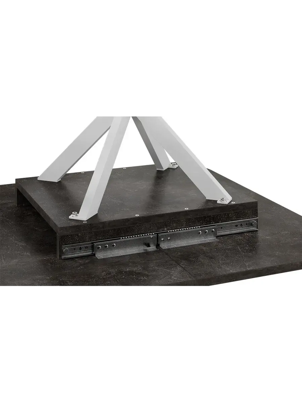 Стол кухонный Ателье темный 100(131)х100х75 см