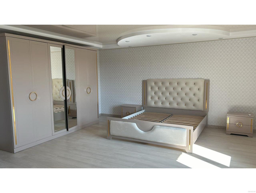 Набор мебели для спальни "Бодрум 6Д-1,8" капучино Слониммебель