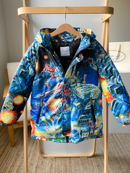 Новая пуховая куртка Moschino, 128