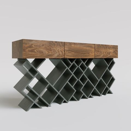 Тумба-консоль "Пиксель" высокая