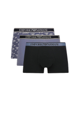 Трусики-боксеры 3шт. Emporio Armani - темно-синий(111357 3F717)