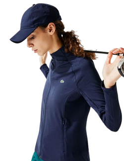 Женская Кофта теннисная Lacoste Women Sport Jacket - небесный