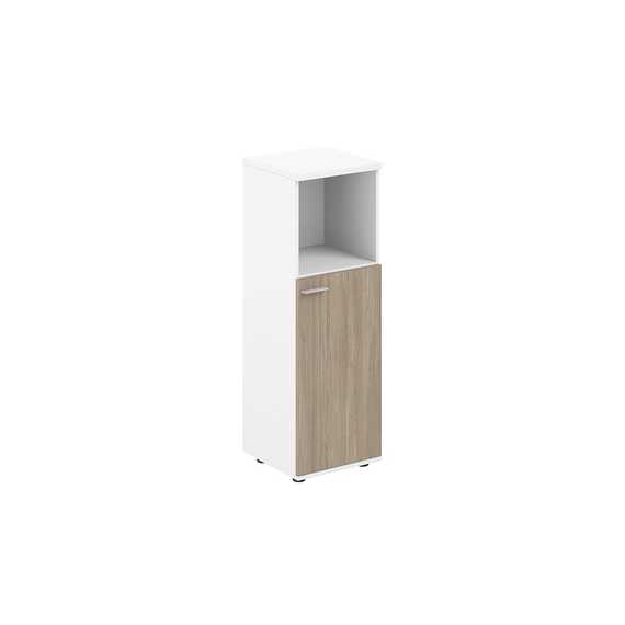 Шкаф средний Сигма   с нишей 400х400х1200, 1 дв., з.ст HDF, правый