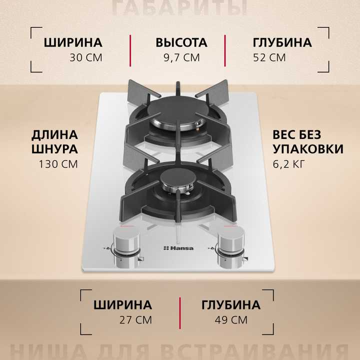Газовая панель Hansa BHKW330300