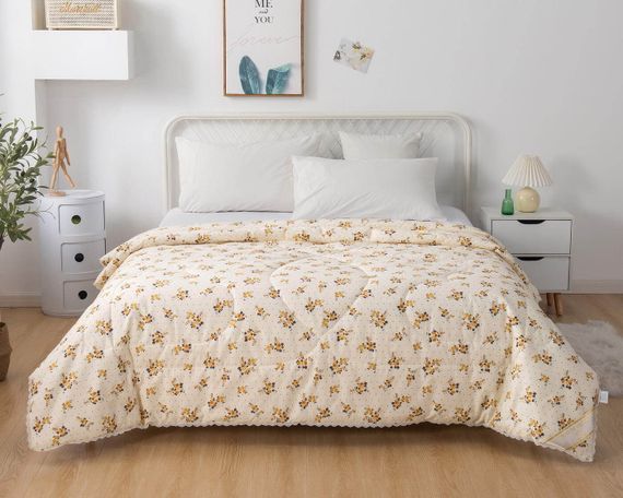 Одеяло Бони микроволокно в сатине всесезонное