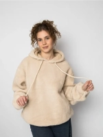 Толстовка плюшевая с капюшоном