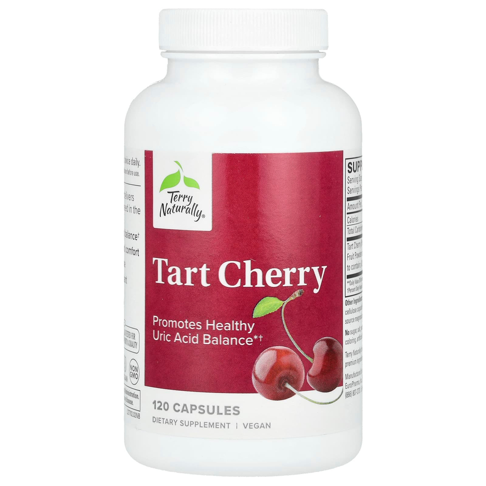 Terry Naturally, Вишня, 1000 мг, 120 капсул (500 мг на капсулу)