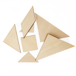 Игра головоломка деревянная Танграм большой