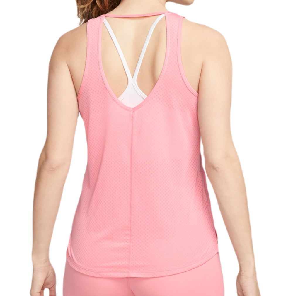 Женский топ теннисный Nike Dri-FIT One Breathe Tank - coral chalk/white