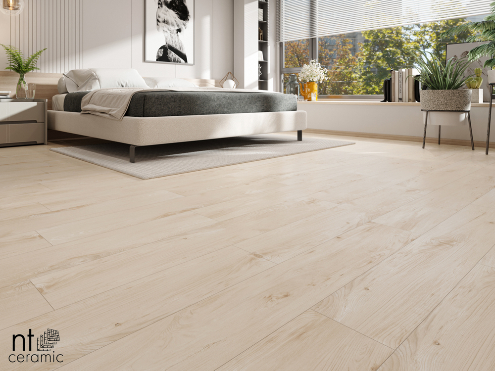 NT CERAMIC. Керамогранит Wood Soho Beige NTT93101M 200*1200*10мм матовая