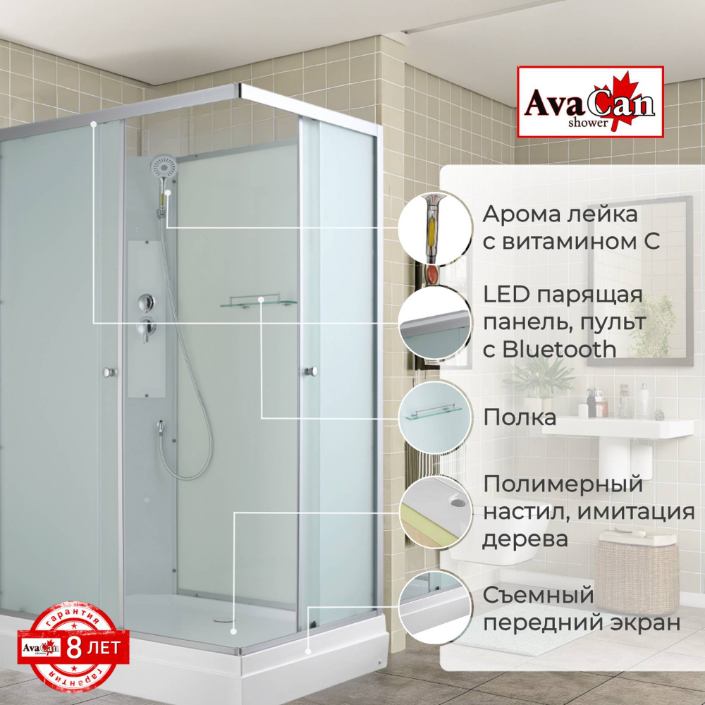 Душевая кабина CK2810N без крыши