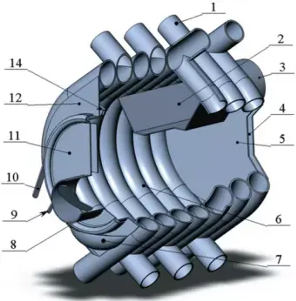 Печь воздухогрейная Сибирь БВ-100