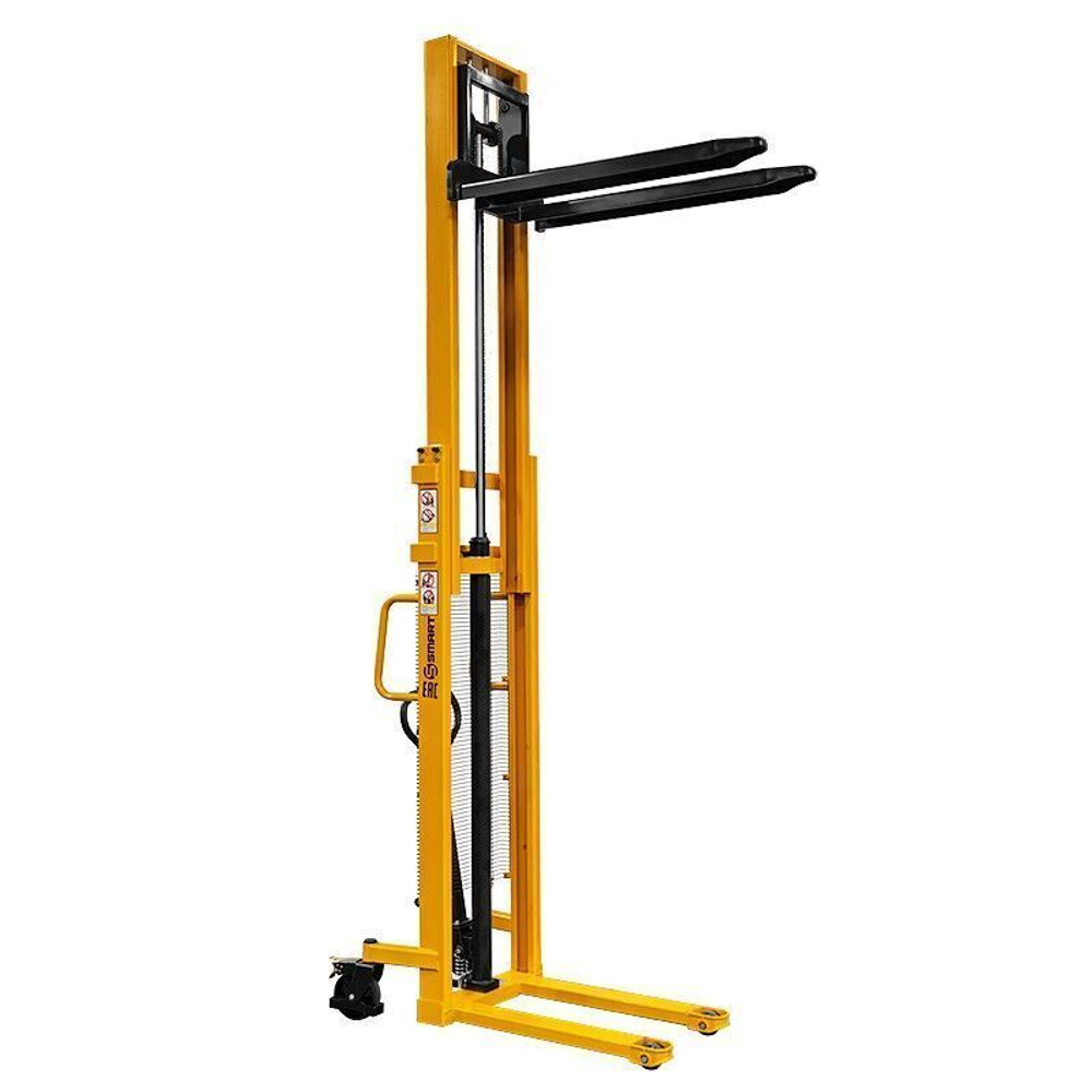 Ручной гидравлический штабелер SDJ 1530 (г/п 1.5 т, 3 м, фиксированные вилы) SMART