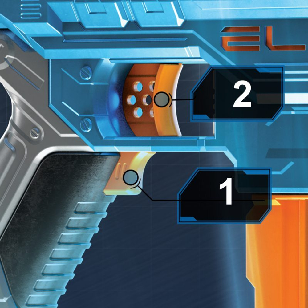 Nerf Elite 2.0 - Турбина CS-18 E9481 Launcher