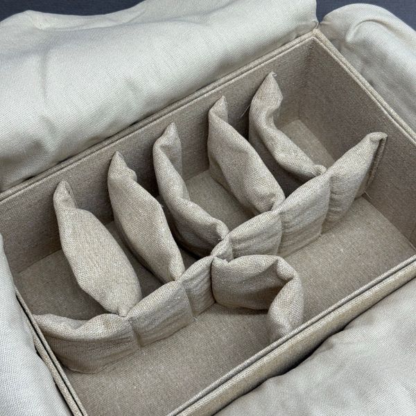 Сумка чаемана, текстиль, жесткий каркас, 25/16/10см