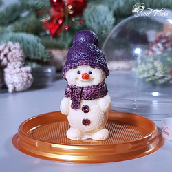 Шоколадный снеговик. Новогодний подарок. Кондитерская Сладкие Козырьки Sweet Visors Светланы Дегтеревой