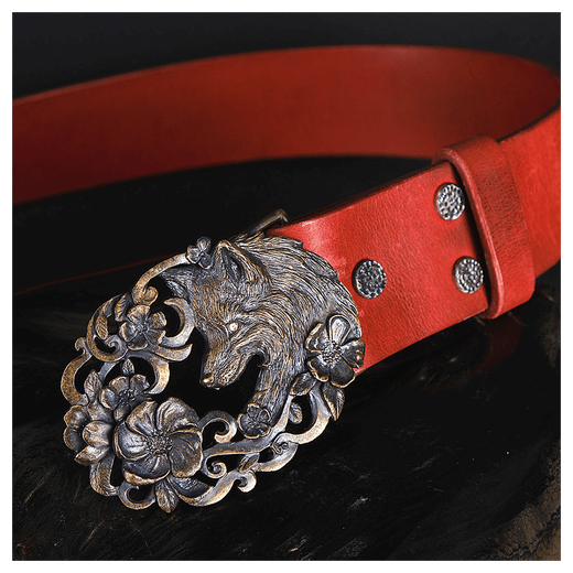 Кожаный ремень «Лисичка»
