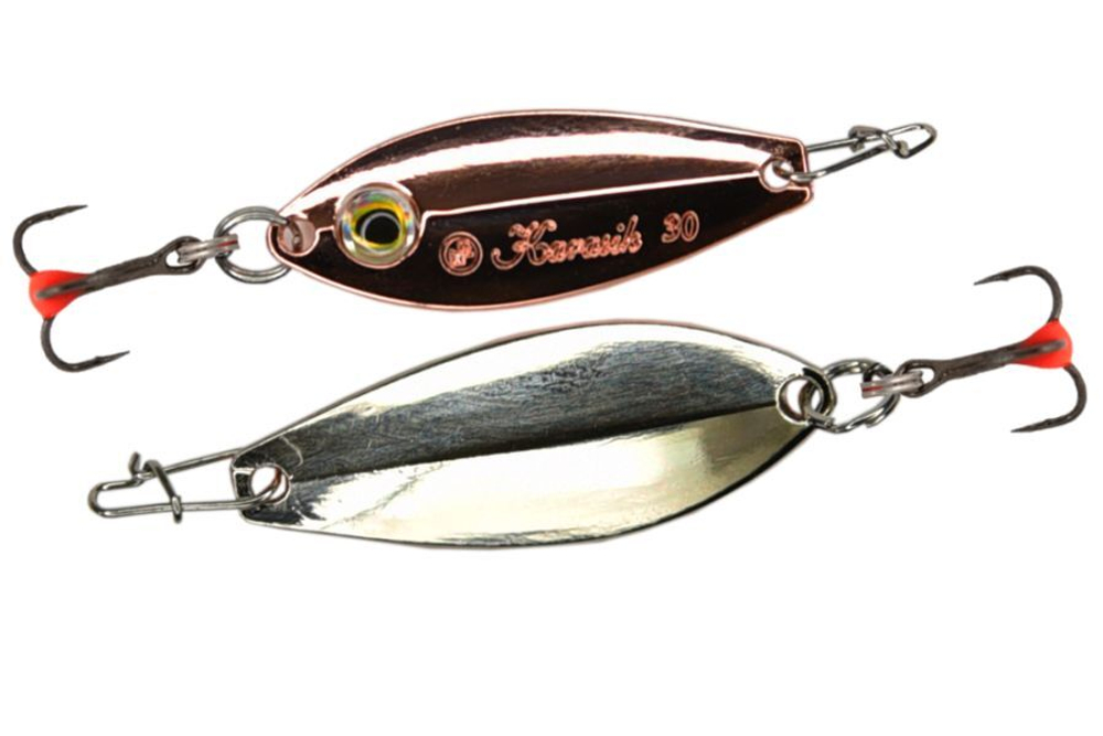 Блесна для зимней рыбалки ECOPRO Karasik, 30мм, 3г, PPH на окуня, щуку, вертикальная