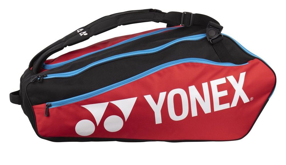 Сумка теннисная Yonex Racket Bag Club Line 12 Pack - black/red