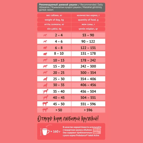 Уценка! Повр.упак. / Сухой корм ProBalance Adult Active для взрослых собак с высокой активностью