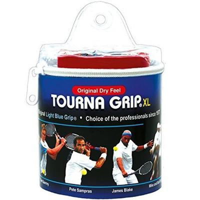 Теннисные намотки Tourna Grip XL Dry Feel Tour Pack 30P - blue