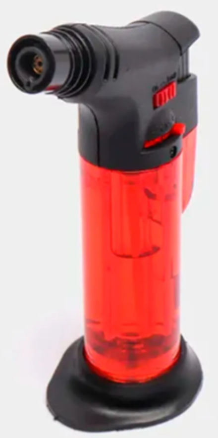 Пьезо зажигалка с одним джет пламенем №001 (12/144шт) ГЭ-4022