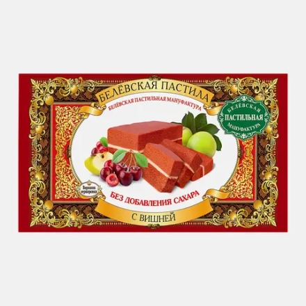 Пастила с вишней без сахара Белевская пастила 100г