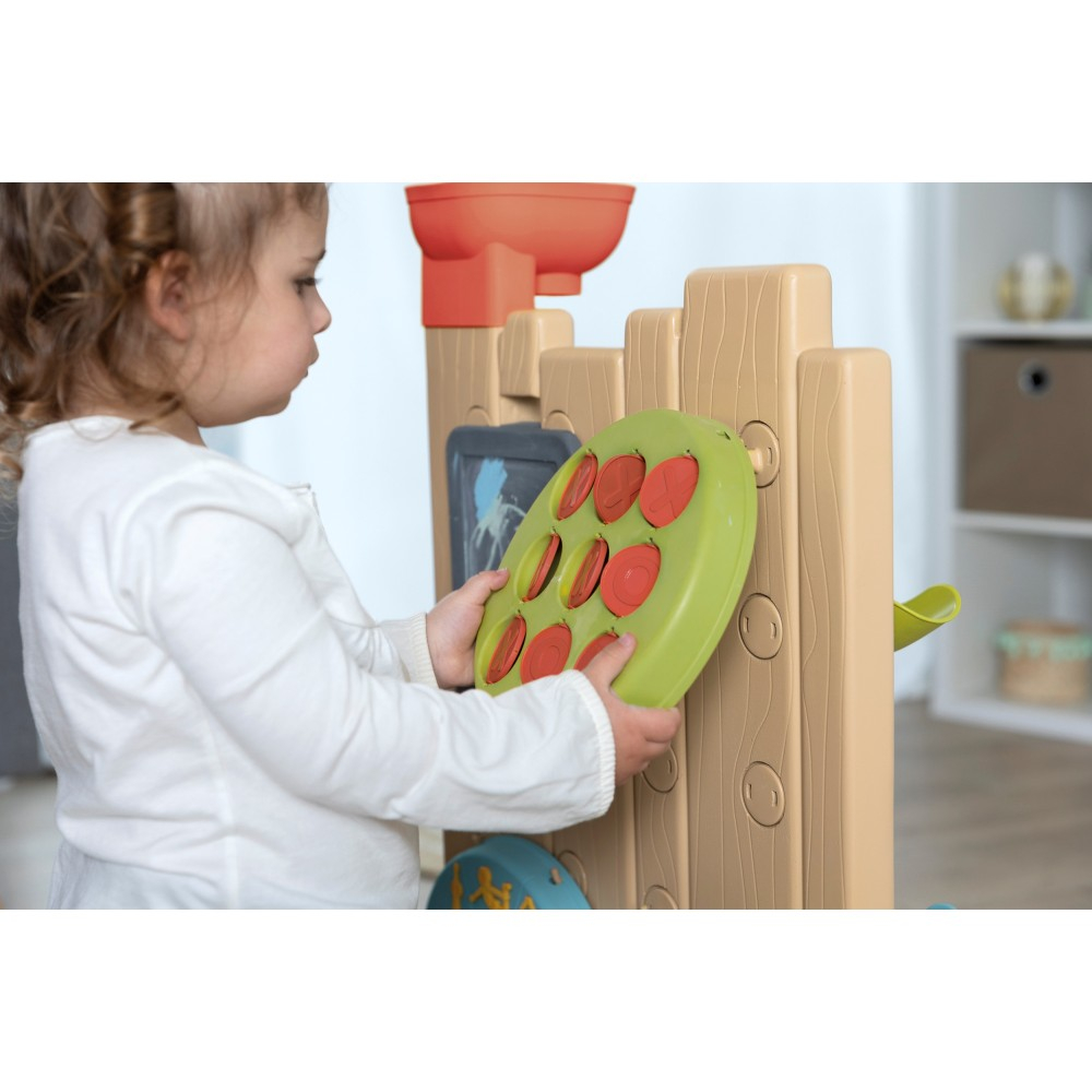 Развивающая доска-бизиборд Smoby Life 840301 двусторонняя 29 элементов для детей от 2 лет — фото 16