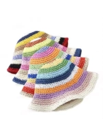 Шляпа соломенная женская с полями летняя пляжная