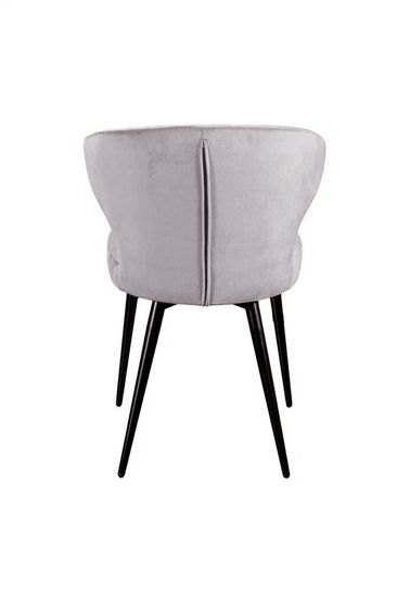 Стул Richard, бархат светло-серый 26