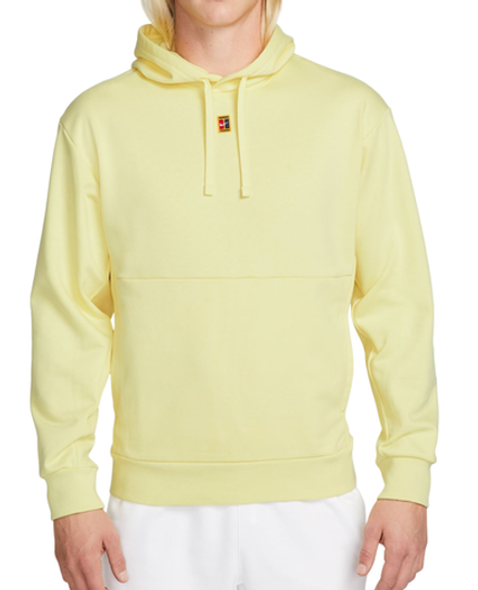 Мужская теннисная кофта Nike Court Fleece Tennis Hoodie - желтый