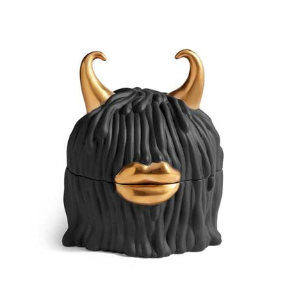 Шкатулка с блюдцами L'Objet Haas Lynda Black Gold