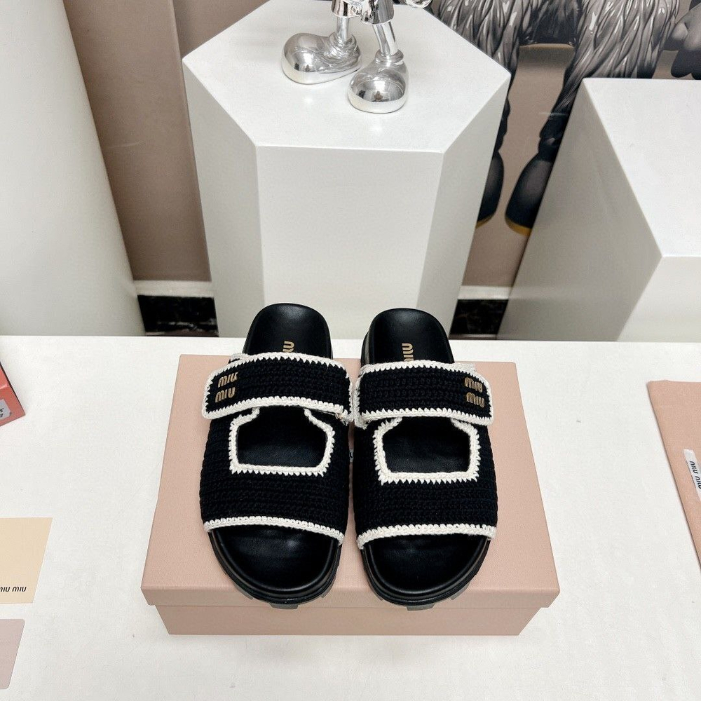 Шлепанцы MIU MIU, арт. 718779