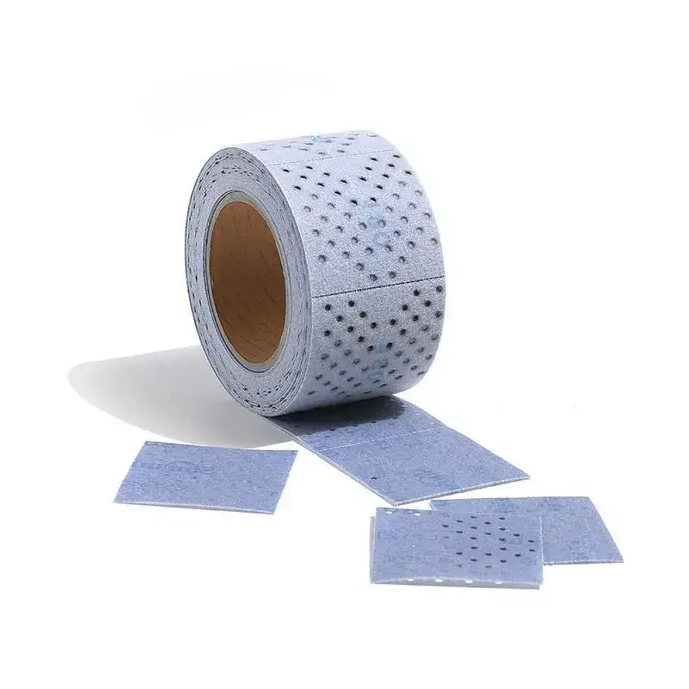 Шлифовальные полоски в рулоне Sunmight (Санмайт) CERAMIC L712T, размер: 70мм х 12м, на липучке, зерно P240, с мультипылеотводом