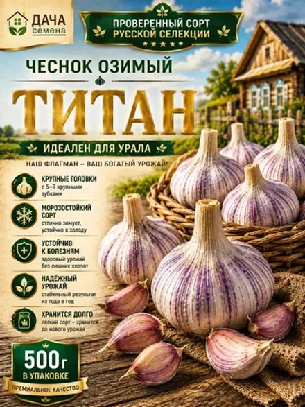 Чеснок посадочный озимый Титан