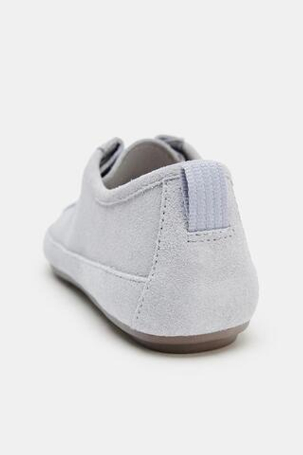 ZARA КОЖАНЫЕ ТУФЛИ-ДЕРБИ, ГОЛУБОЙ