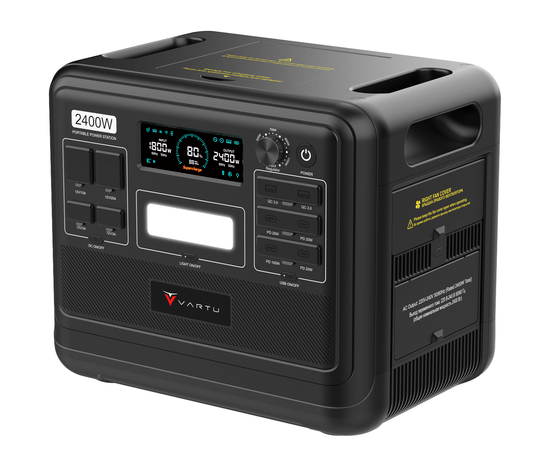 Переносной источник энергии VARTU PPS-C2048-BK-AC2400 (портативная электростанция, LiFePO4)