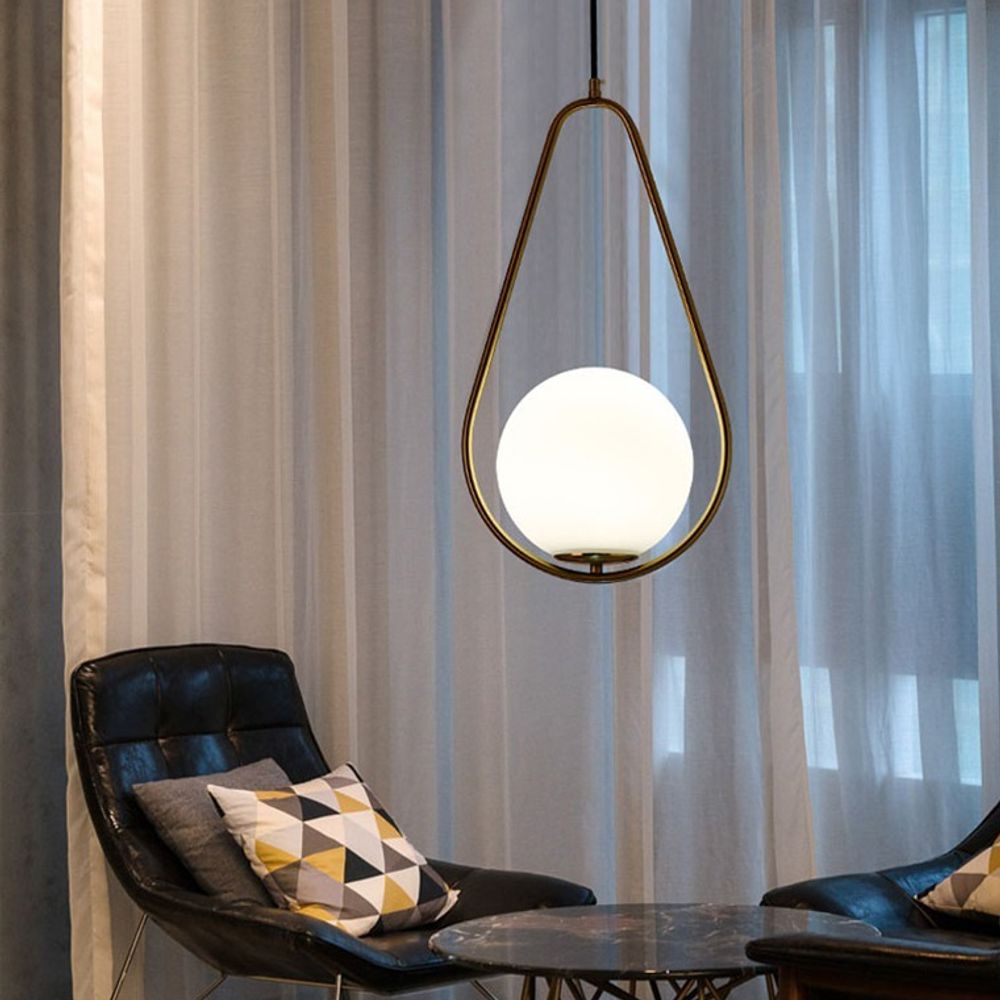 Подвесной светильник HOOP DROP Brass