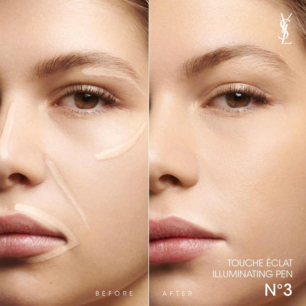 Yves Saint Laurent Touche Éclat Radiant Touch - Розовый корректор для всех типов кожи оттенок 3 Pêche Lumière / Luminous Peach, 2 ml