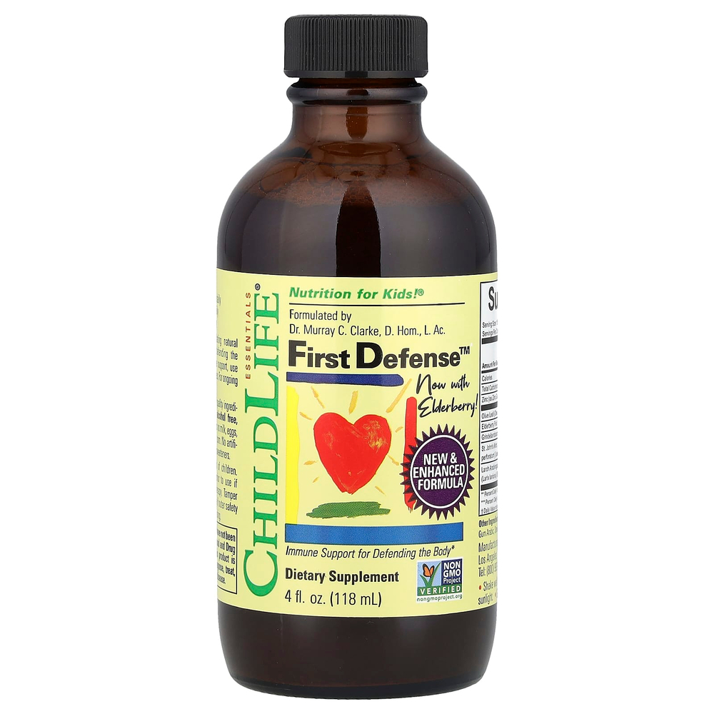 ChildLife Essentials, First Defense™, поддержка иммунитета, 118 мл (4 жидк. унции)