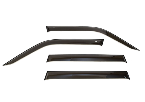 Дефлекторы боковых окон Cobra Tuning на Шевроле Нива широкие арт.V0042