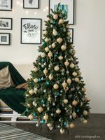 Искусственная ель «Барокко» (Литая+пвх) 210 см / 2.1 м